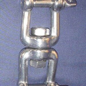 Stainless steel jaw/jaw swivel