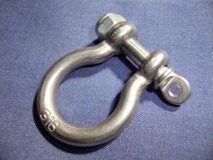 Weak Link Holder Shackle and Bolt - Rounded type