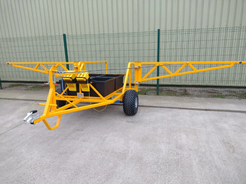 Cable tow-out trailers